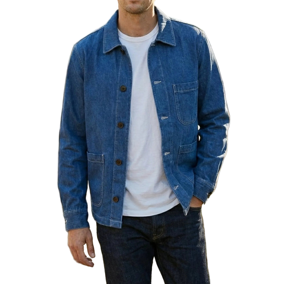 Blue Denim Chore Jacket